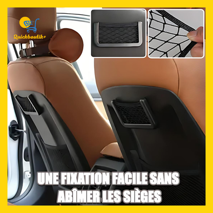 OrganisateurFacile™  | Filet de Rangement Facile pour Voiture